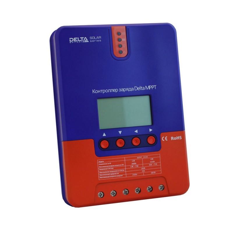 Солнечный контроллер DELTA MPPT2420 [MPPT, 20А, 12/24В, LCD]